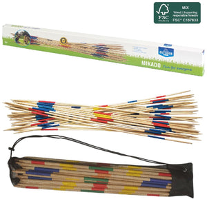 Outdoor play - mikado - 90 cm - inclusief draagtas - fsc