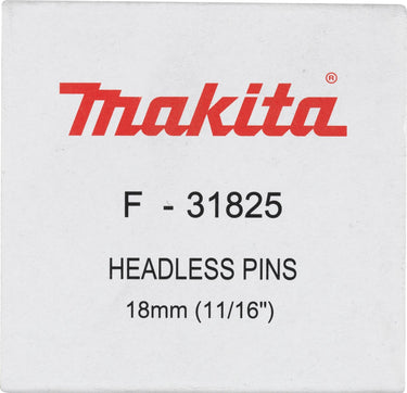 Makita accessoires makita f-31825 pin vk geg. 18mm
