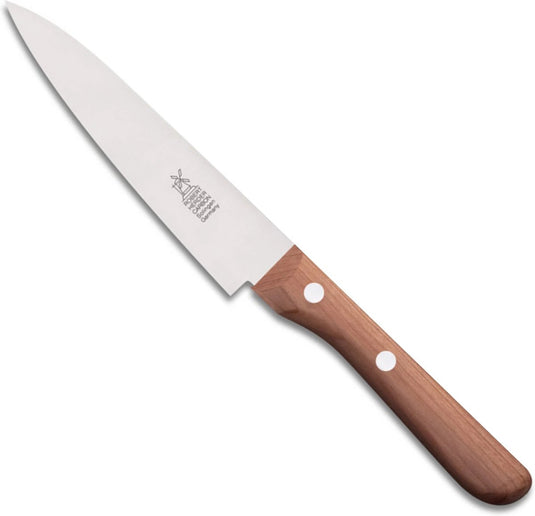 Robert herder universeelmes – petty omnivore – carbonstaal – middenspits – lemmet 13 cm – heft kersenhout