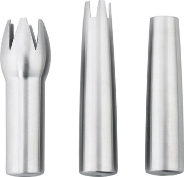 Isi spuitmondjes rvs blister - 3 stuks