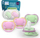 Philips avent ultra air – ademend en lichtgewicht fopspeen (6-18 mnd) – 4 stuks - scf087 25