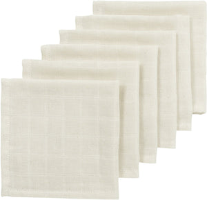 Meyco baby nature monddoekjes - hydrofiel - 6-pack - 30x30cm