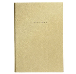 Eccolo notitieboek - gold saffiano - lijn - ca.15x20cm - ec-d447s