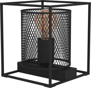 Eglo catterick tafellamp - e27 - 16,5 cm - zwart