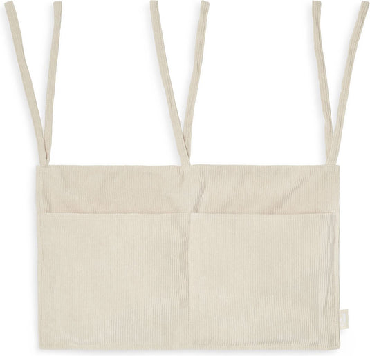 Jollein - boxopbergzak (corduroy - nougat) - boxzak, opbergzak, speelgoedzak
