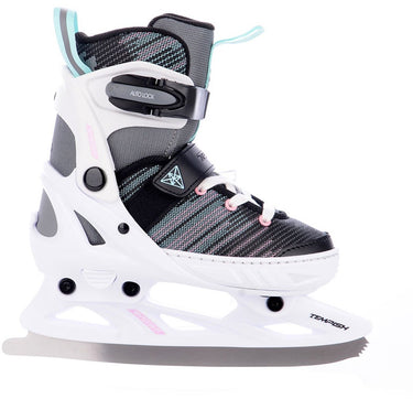 Tempish – systent ice girl – verstelbare schaatsen – schaatsen kinderen – wit zwart – meegroeiende verstelbare pasvorm warm gevoerd – maat 29-32