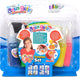 Simba aqua gelz creative set, 7 flesjes kleurgel van 30ml, 4 mallen, 4x wateradditief, vanaf 8 jaar - hobbypakket