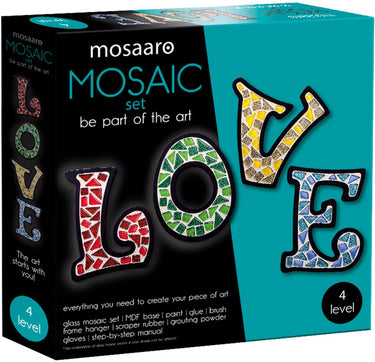 Mosaaro mozaïek knutselset liefde creatief speelgoed multicolor.