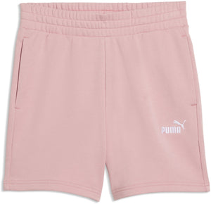 Puma ess small no. 1 logo 5'' high-waist shorts tr (s) dames broek - rosy outlook