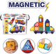 Ludi - magnetische panelen - magnetic tiles - thema voertuigen - 61 stukjes