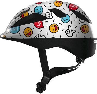 Abus helm Smooty 2.0 Wit smiley S 45-50 cm