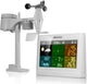 Bresser weerstation 5-in-1- met multifunctionele buitensensor - met regen- en windmeter - wit