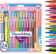 Paper mate flair-viltstiften | medium punt (0,7 mm) | diverse candy pop-kleuren | 24 stuks