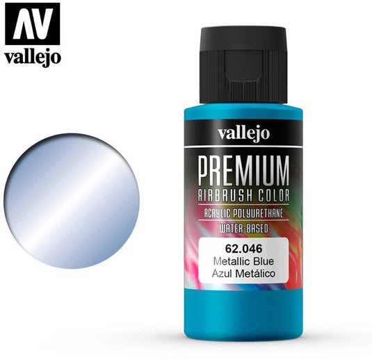 Vallejo premium color metallic blue - 60ml - - val-62046