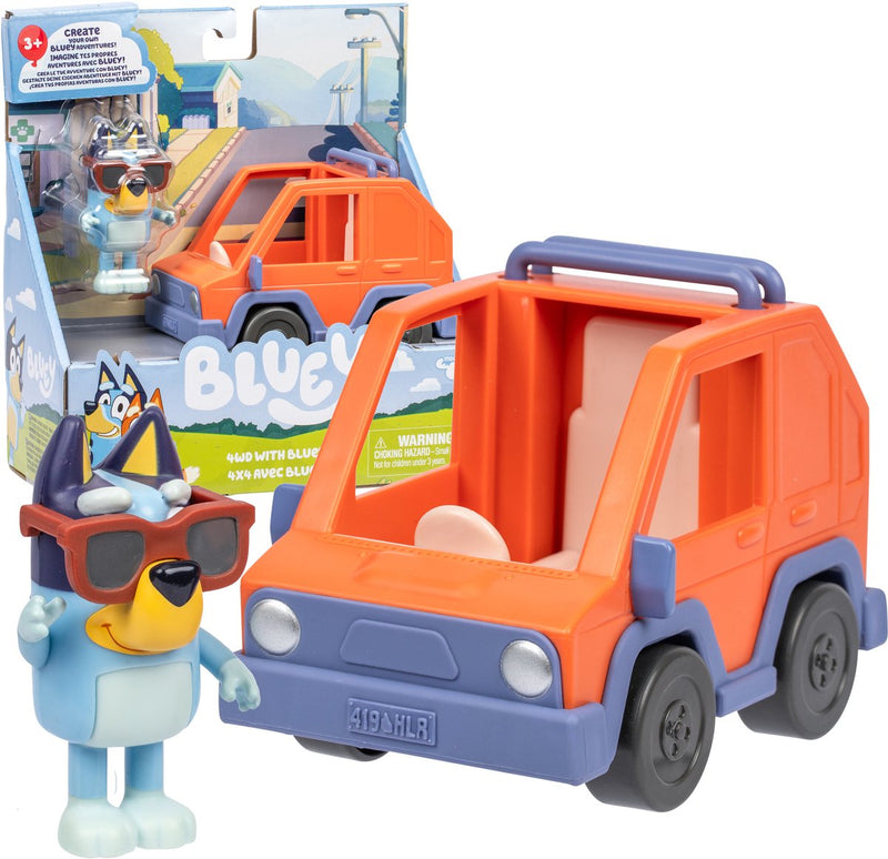 Afbeelding laden in galerijviewer, Moose toys bluey basic vehicle 4wd bluey
