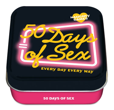 Imagebooks spel - naughty games - 50 days of sex - in blik - 18+