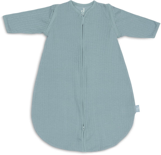 Jollein newborn slaapzak zomer met afritsbare mouw 60cm - rond - ajour sea green- zomerslaapzak