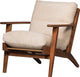 Woood houston fauteuil - bouclé hout - naturel - 86x71x71