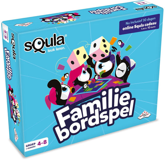 Identity games squla familiebordspel - speel en leer met het hele gezin - voor 2 tot 4 spelers vanaf 7 jaar