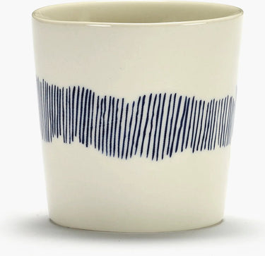 Serax - ottolenghi feast - koffiekop - wit blauw - 7 ø - 4 stuks