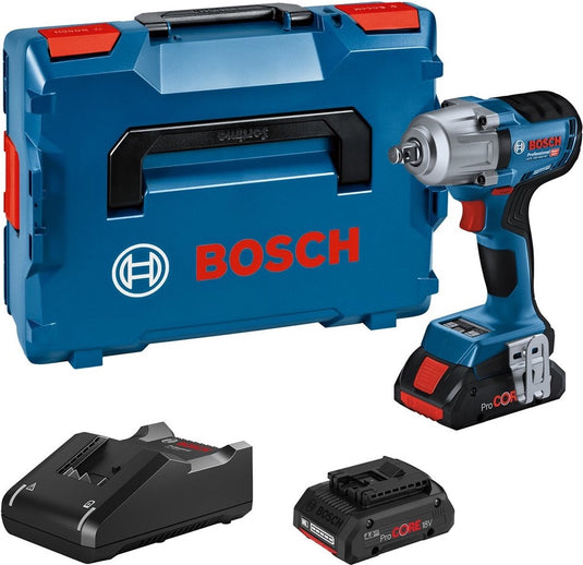 Bosch professional gds 18v-450 hc accu slagmoeraanzetter 18v 4.0ah in l-boxx - 06019k4002