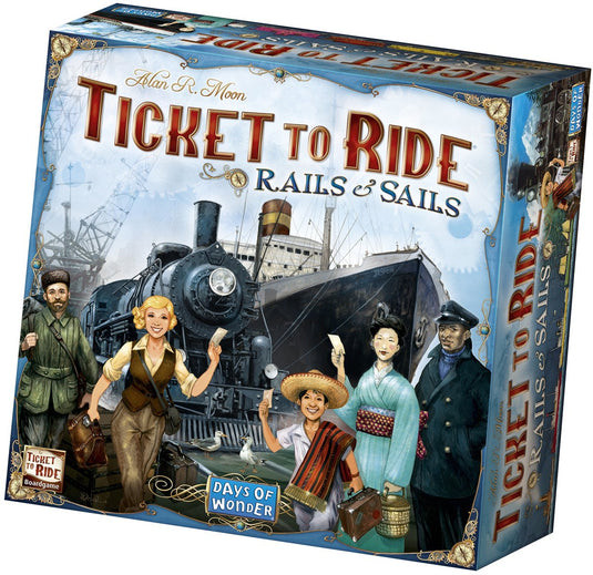 Days of wonder ticket to ride rails sails - nl