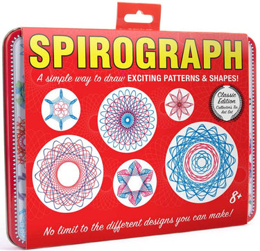 Spirograph speelgoed retro tin set - creatieve tekenset voor kinderen.