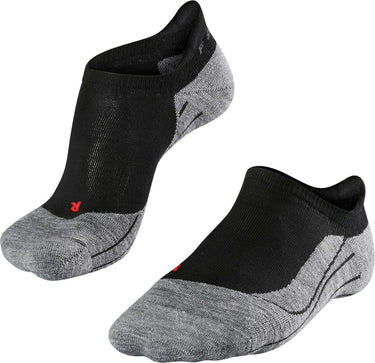 Falke ru4 invisible anti-blaar katoen functioneel materiaal hardloopsokken dames zwart - maat 35-36
