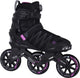Tempish wenox top 100 dames skeelers – 4x100mm wielen – speed fitness inline skates – zwart roze – maat 40