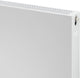 Plieger compact paneelradiator type 22 vlak - wit - 40 x 40 cm