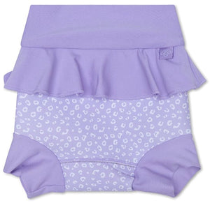 Swim essentials - zwemluier baby - lila - luipaardprint - neopreen