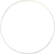 Creativ company metalen draadring wit - 20cm