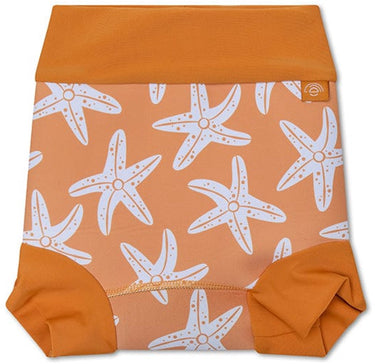 Swim essentials neoprene diaper sea stars leopard