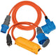 Brennenstuhl camping starter-set cee adapterkabel 1,5m, cee 230v verlengkabel 3m, safe-box big ip44 (ideale kampeeraccessoires voor elke kampeervakantie, ip44)