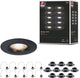 Paulmann inbouwlamp set van 10 star rond 90 mm gu10 max. 10x10w 230v dimbaar zwart