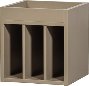 Woood turner platenkast - grenen - mud - 47x44x44