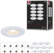 Paulmann inbouwlamp set van 10 star rond 90 mm gu10 max. 10x10w 230v dimbaar wit