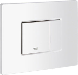 Grohe skate cosmopolitan bedieningspaneel toilet - dual flush - kunststof - alpine wit