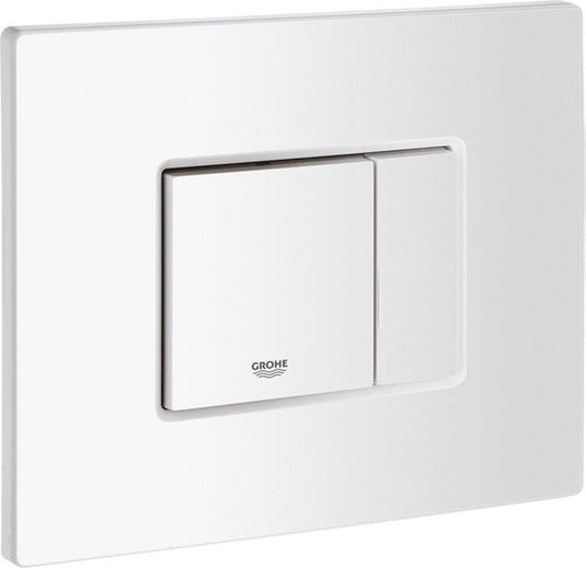 Grohe skate cosmopolitan bedieningspaneel toilet - dual flush - kunststof - alpine wit
