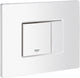 Grohe skate cosmopolitan bedieningspaneel toilet - dual flush - kunststof - alpine wit