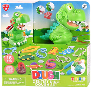 Playgo dino tandarts kleiset - klei speelset voor kinderen.