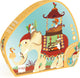 Scratch contour puzzel - olifant - 50x48.5x0.25cm - 37 stukjes - 3 jaar
