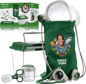 Freek vonk x bresser - 8-delige outdoorset voor kinderen - met periscoop en andere avontuurlijke tools