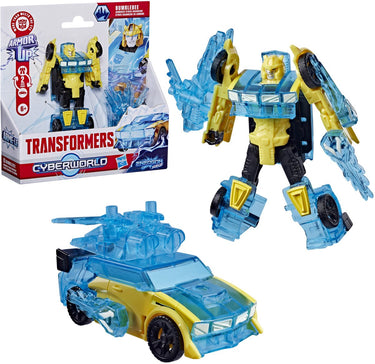 Transformers cyberworld energon surge bumblebee armored cyber changers - actiefiguur