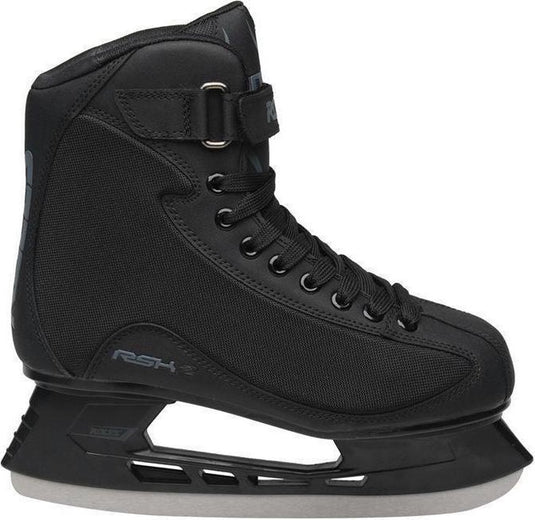 Roces – rsk 2 – ijshockeyschaatsen – schaatsen heren – zwart – stevige constructie rvs ijzer – maat eu 47