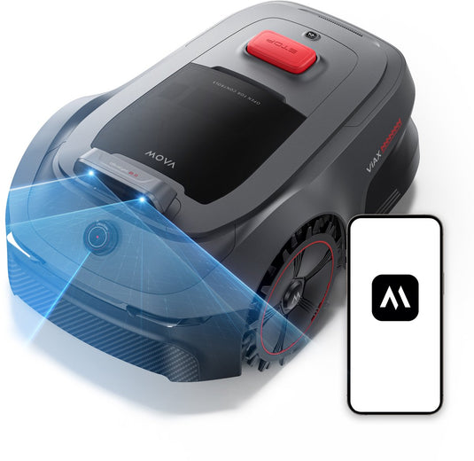 Mova viax 500 robotmaaier - ai dual-vision - no-go zones - rtk-vrij - trueguard- tot 500m²