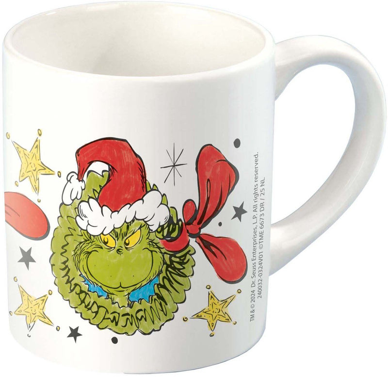 ギャラリービューアに画像をロードする, Totum the grinch - inkleur mok beker beschilderen - knutselset incl. 5 kleuren verf en penseeltje - creatief speelgoed jongens meisjes cadeautip
