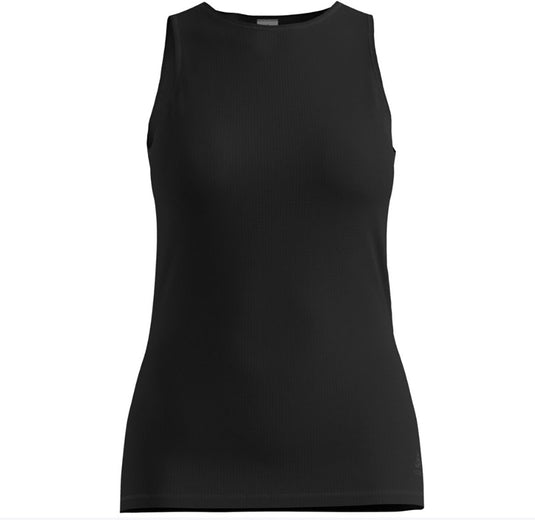 Odlo active light base layer singlet met ronde hals - vrouwen - zwart - m