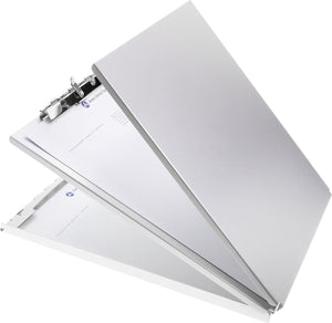 Westcott klembord - met opbergvak - aluminium - a4 - ac-e17002