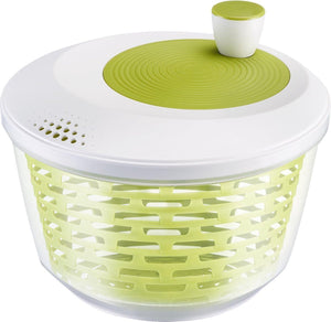 Westmark slacentrifuge, inhoud: 4,4 l, ø 23,5 cm, kunststof, bpa-vrij, spinderella, doorzichtig wit groen